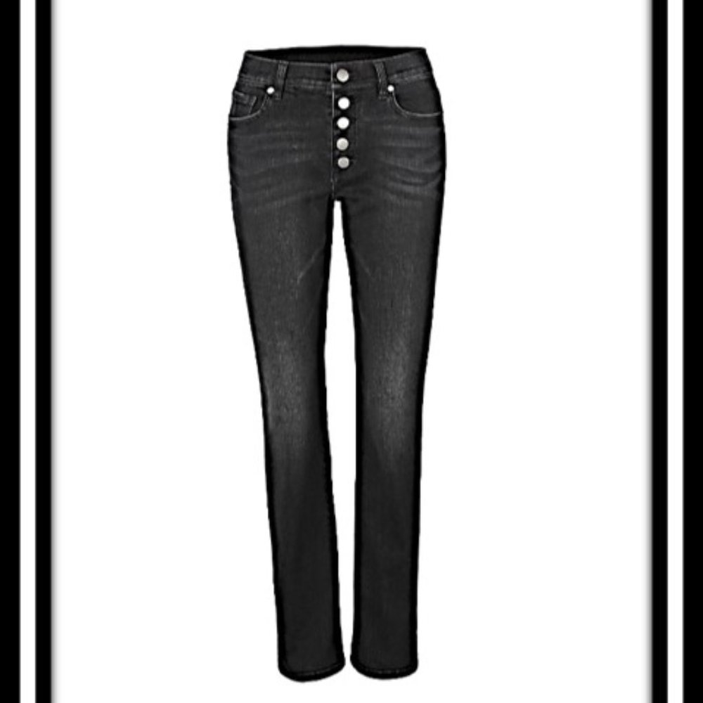 NWOT Cabi Fall 21 Button Fly Straight Size 8